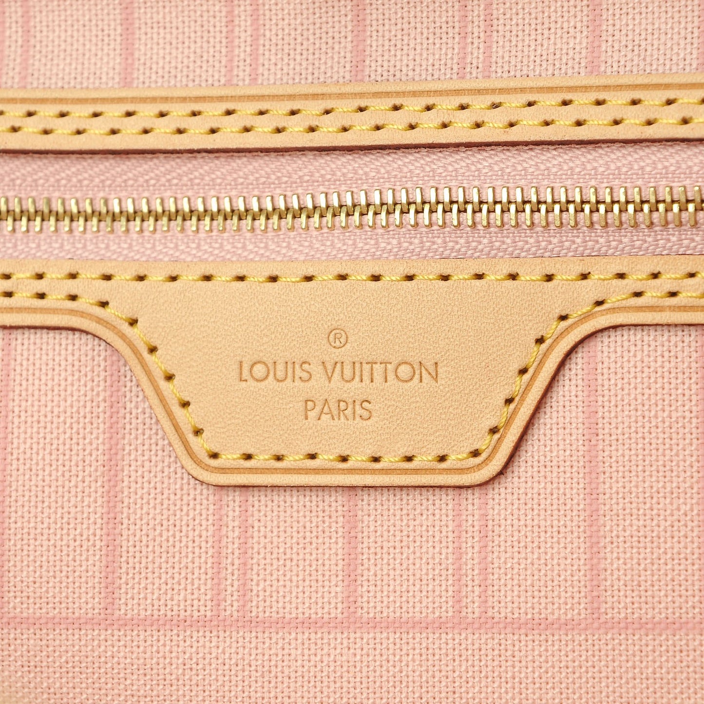 Damier Azur Neo Neverfull MM Rose Ballerine