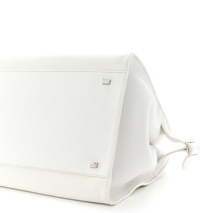 The Row Matte Grained Calfskin Soft Margaux 15 White 9 of 9