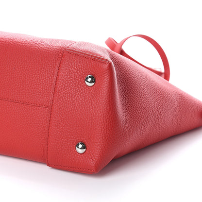 Louis Vuitton Veau Cachemire Soft Lockit MM Rubis 8 of 8