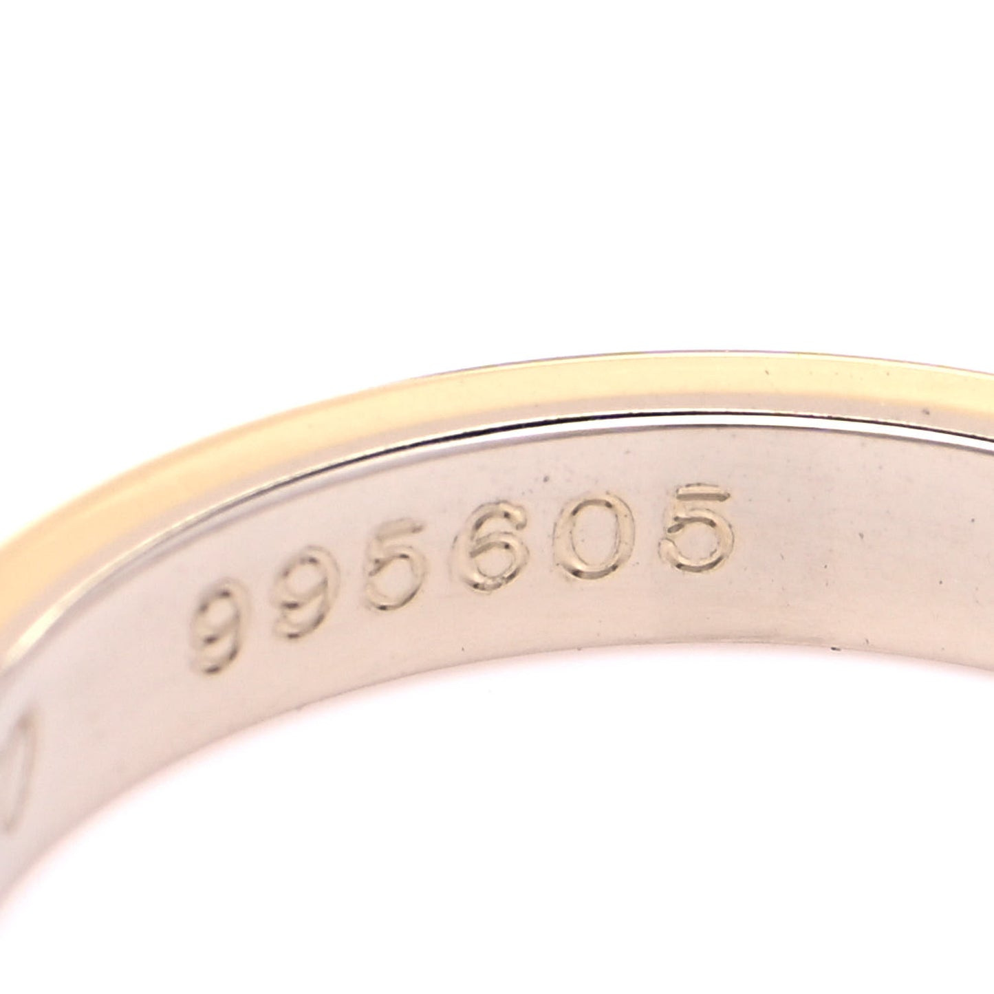 18K Pink White Yellow Gold 2.8mm Trinity Wedding Band Ring 51 5.75