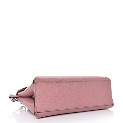 Gucci Cellarius Calfskin Small Bamboo Daily Top Handle Bag Carmine Rose 4 of 13