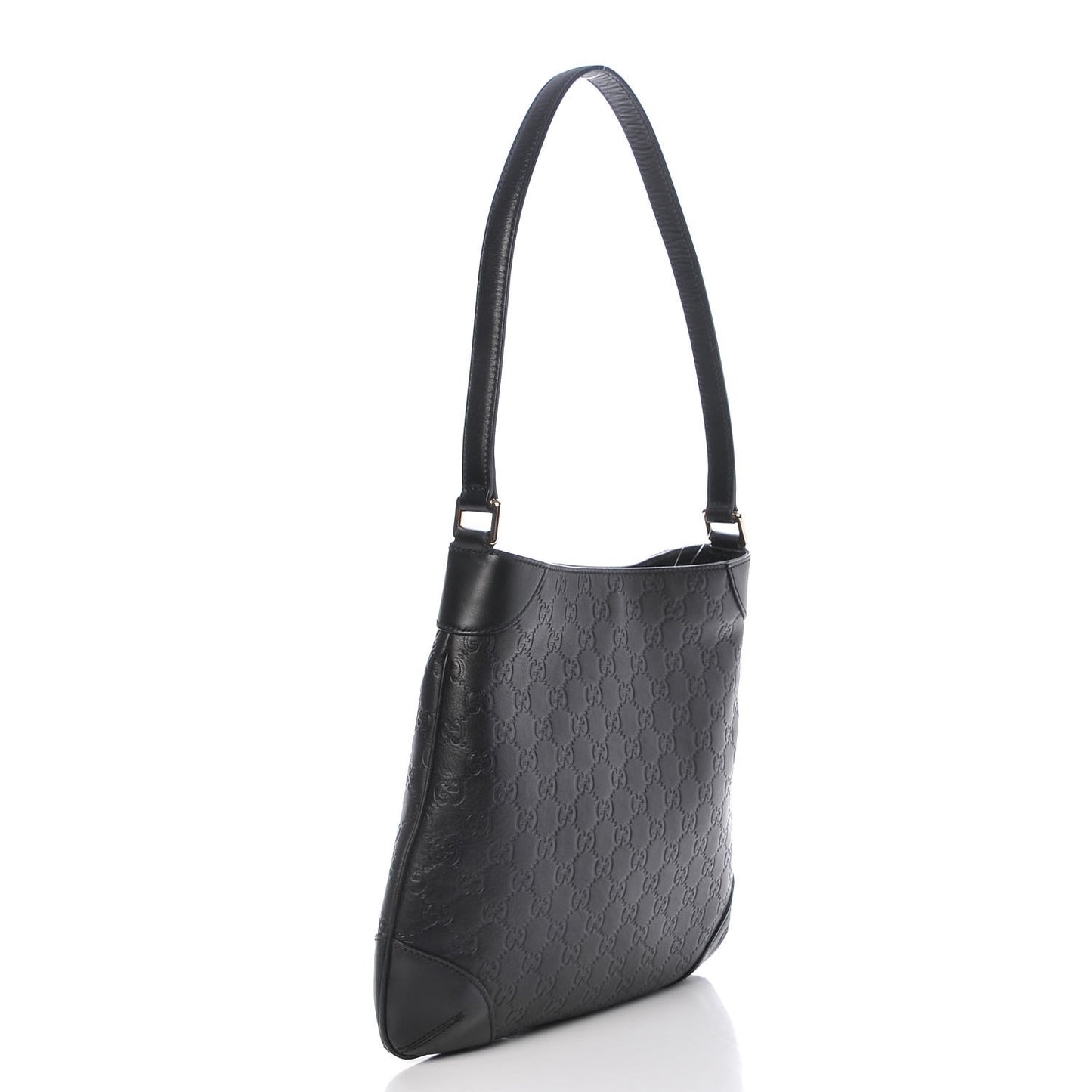 Guccissima Signature Shoulder Bag Black