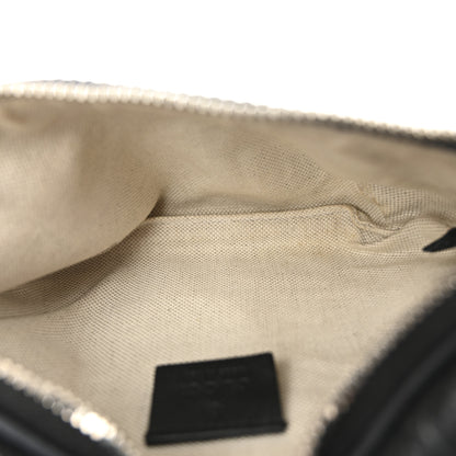 Gucci Calfskin GG Tennis Embossed Belt Bag Black 5 of 10