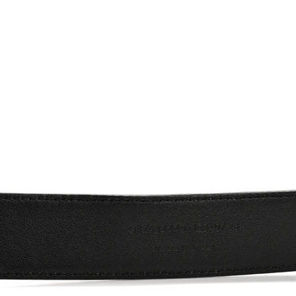 Saint Laurent Lambskin Monogram Cassandre Square Buckle Belt 100 40 Black 11 of 16