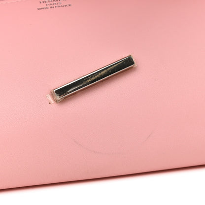 Hermes Tadelakt Egee Clutch Rose Sakura 11 of 13