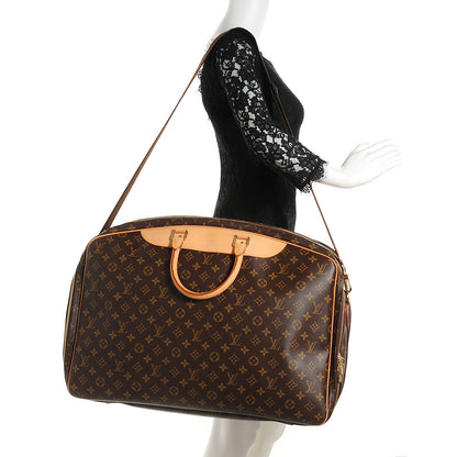 Louis Vuitton Monogram Alize 2 Compartment Luggage Travel Bag 2 of 8