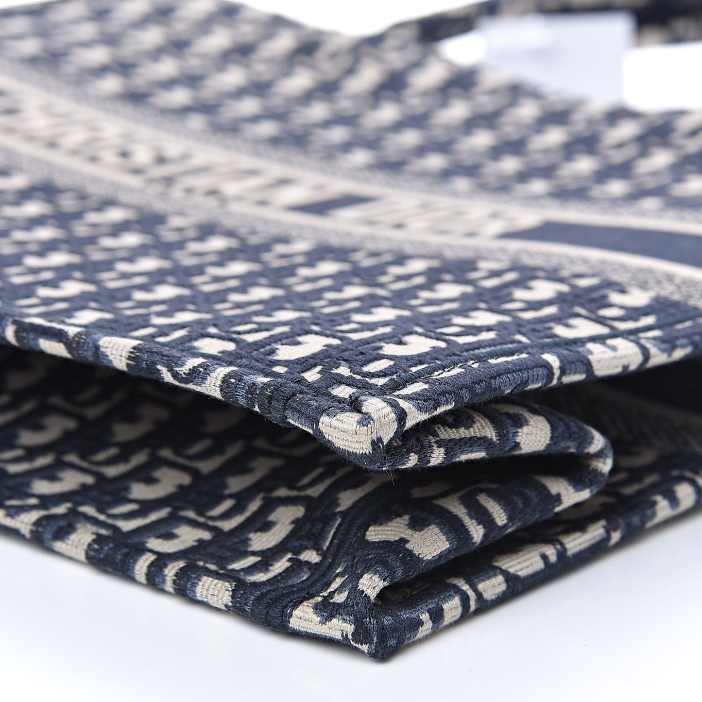 Oblique Book Tote Blue Multicolor