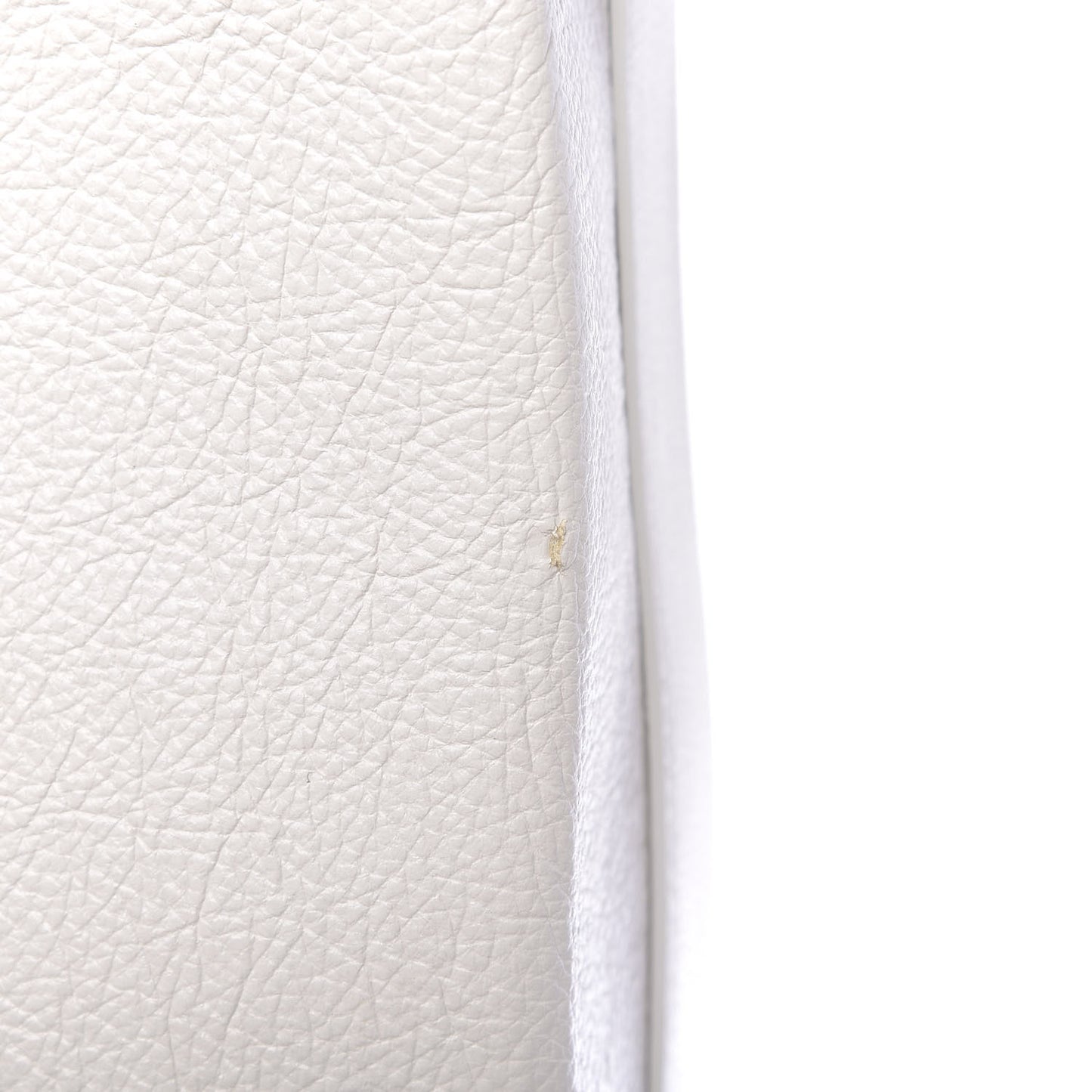 Calfskin Medium Logo North South Shopping Tote White