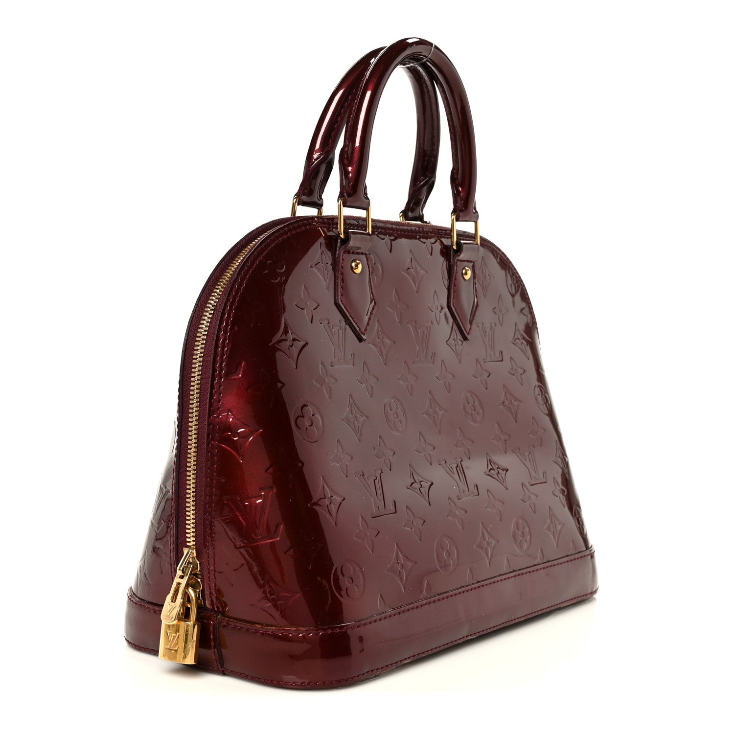 Louis Vuitton Vernis Alma PM Rouge Fauviste 3 of 11