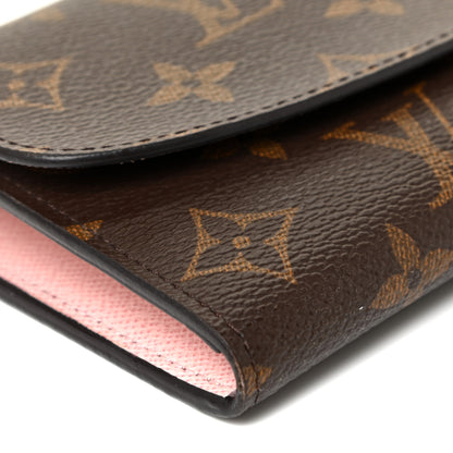 Louis Vuitton Monogram Emilie Wallet Rose Ballerine 8 of 10