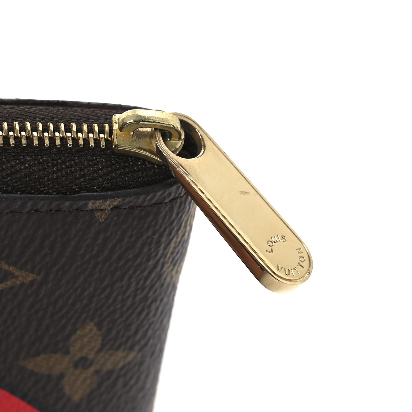 Monogram Travel Stickers Zippy Coin Purse