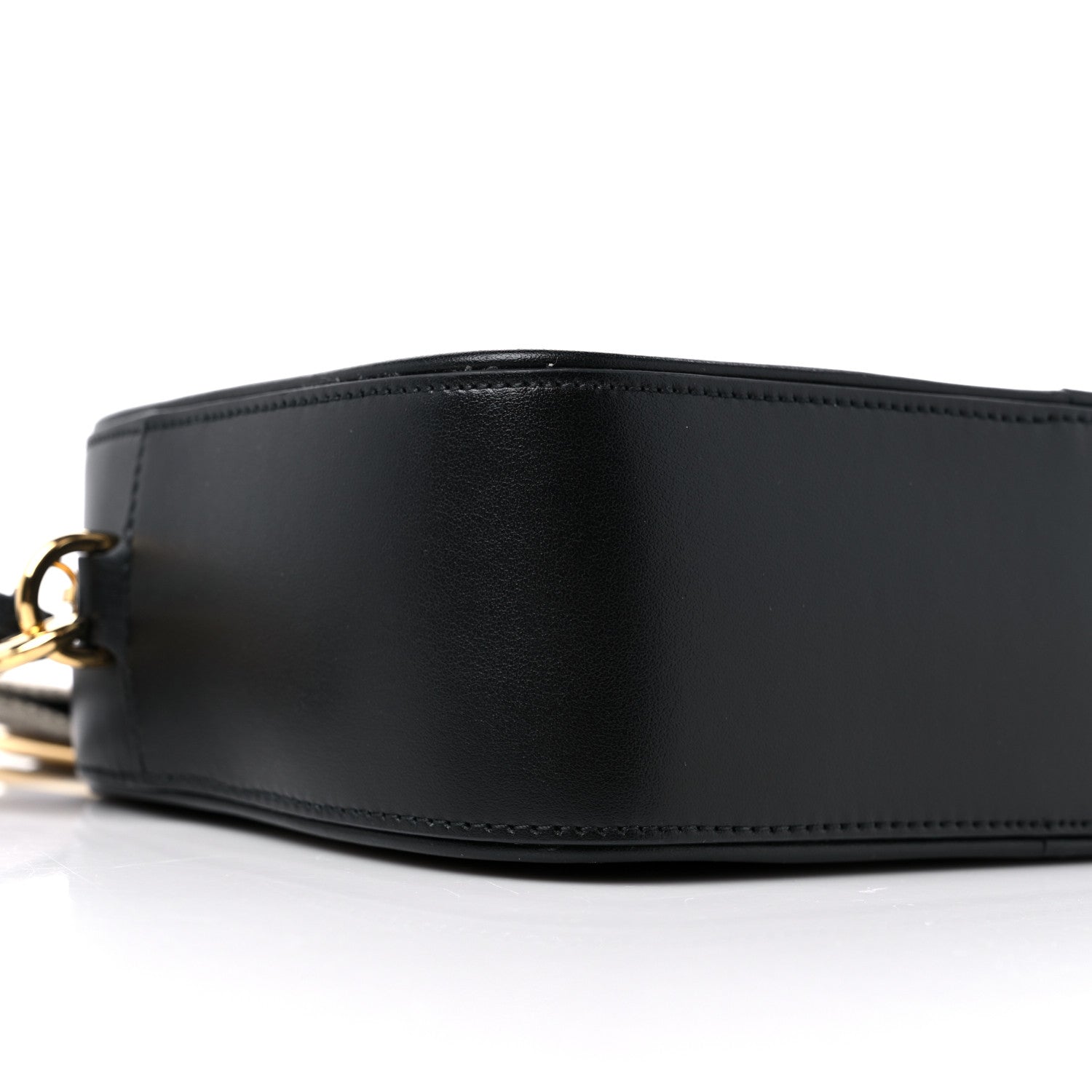 Gucci Calfskin GG Matelasse Shoulder Bag Black Natural 8 of 10