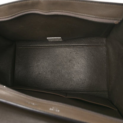 Celine Drummed Calfskin Suede Small Trapeze Souris 5 of 10