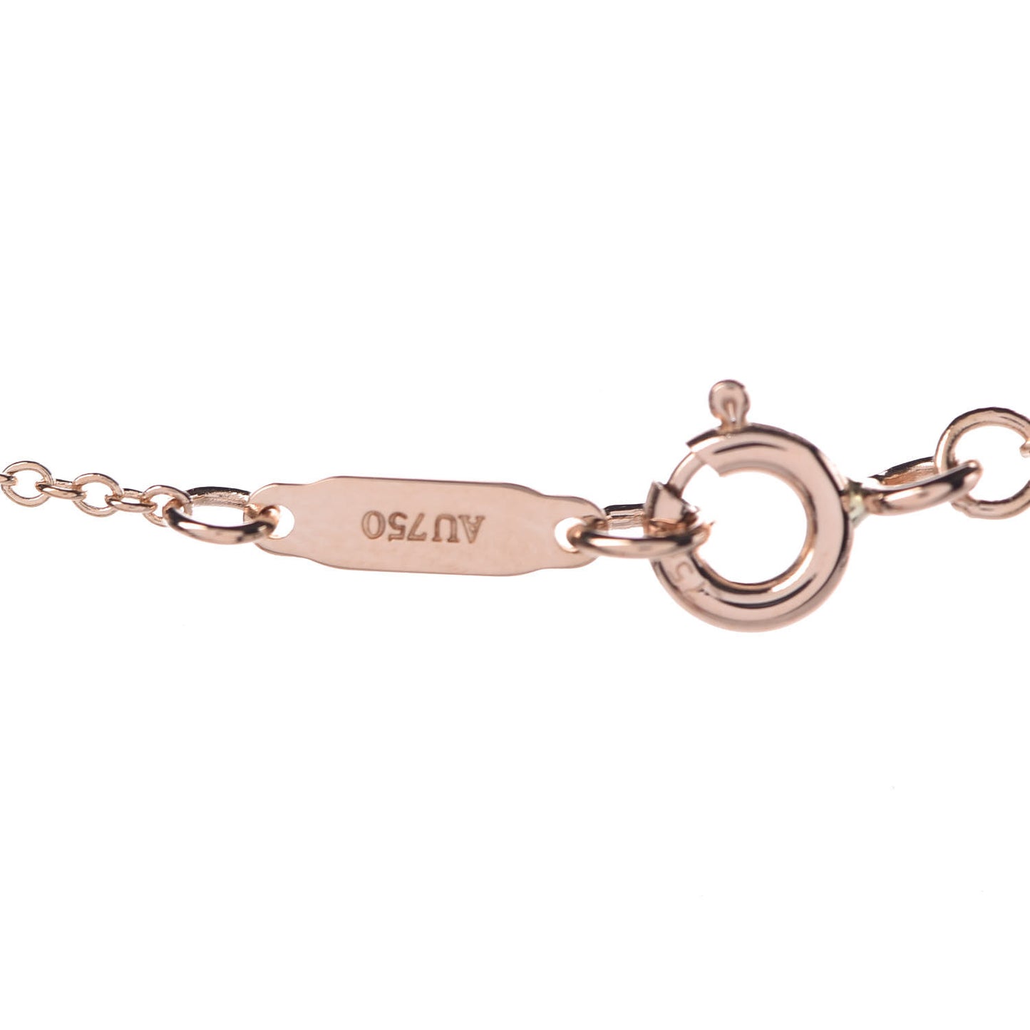 18K Rose Gold Mini Bow Pendant Necklace