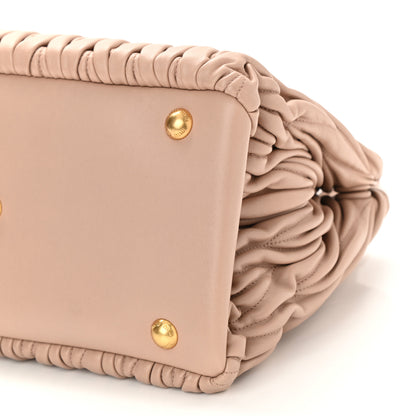 Miu Miu Nappa Matelasse Top Handle Cammeo 9 of 9