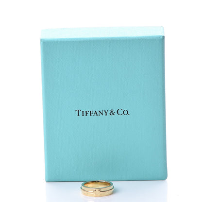 Tiffany 18K Yellow Gold T Two Ring 51 5.75 5 of 5