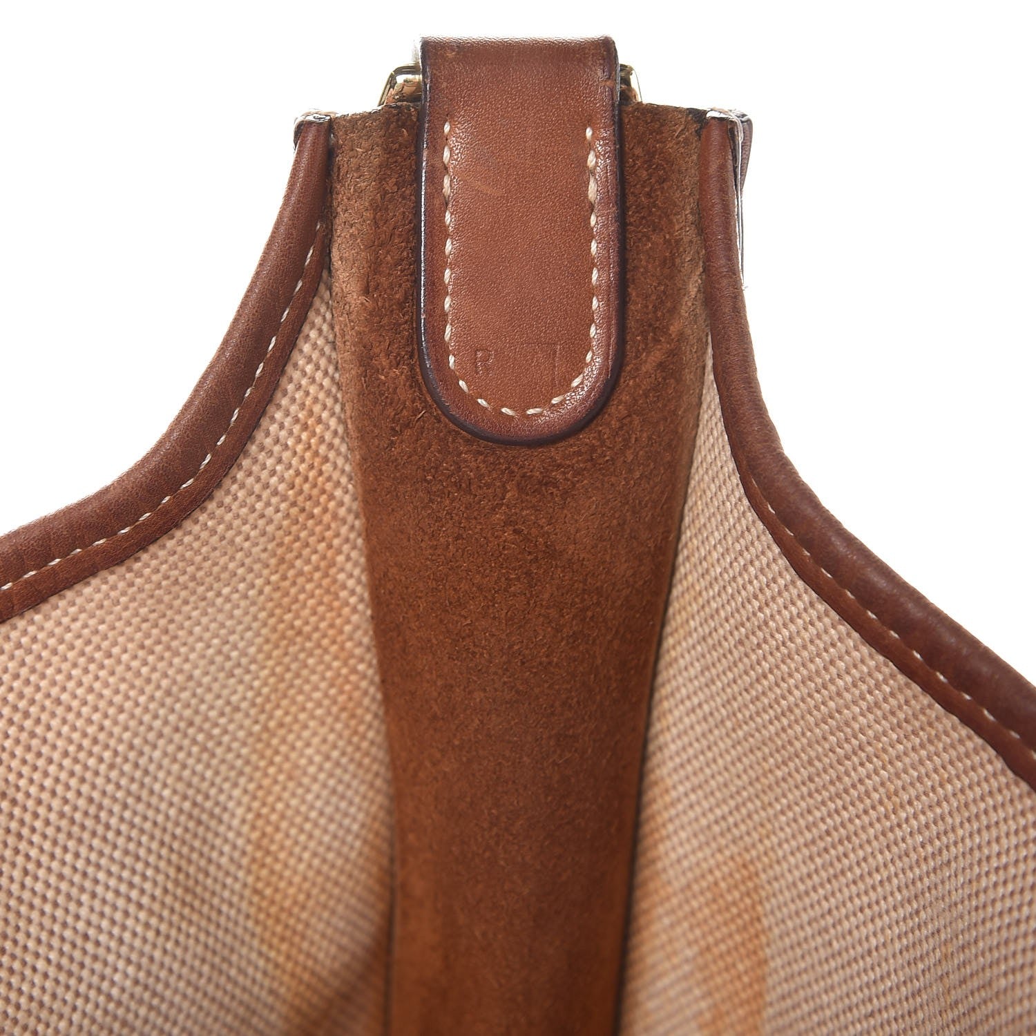 Hermes Toile Natural Barenia Evelyne GM Fauve 6 of 13