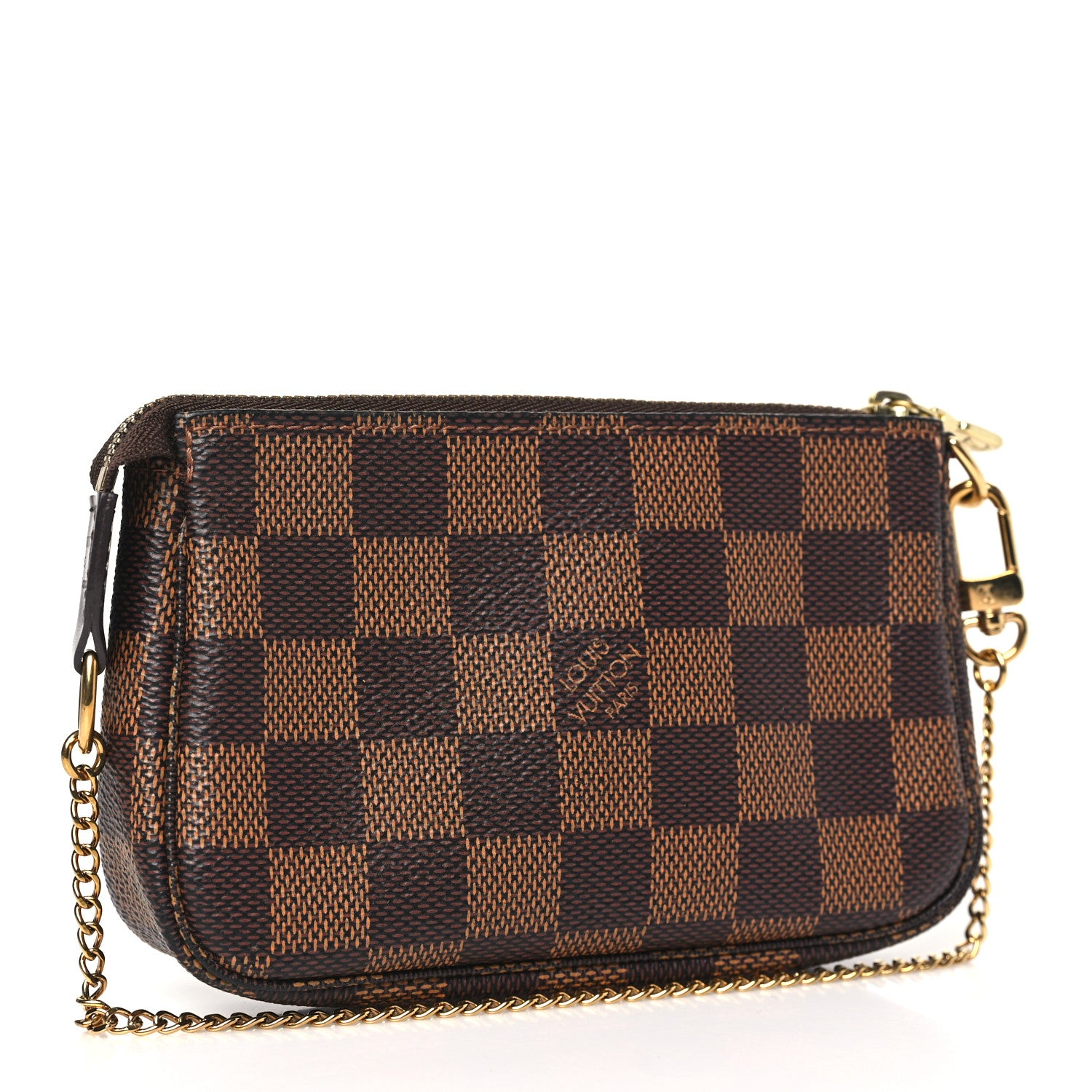 Louis Vuitton Damier Ebene Mini Pochette Accessories 3 of 9