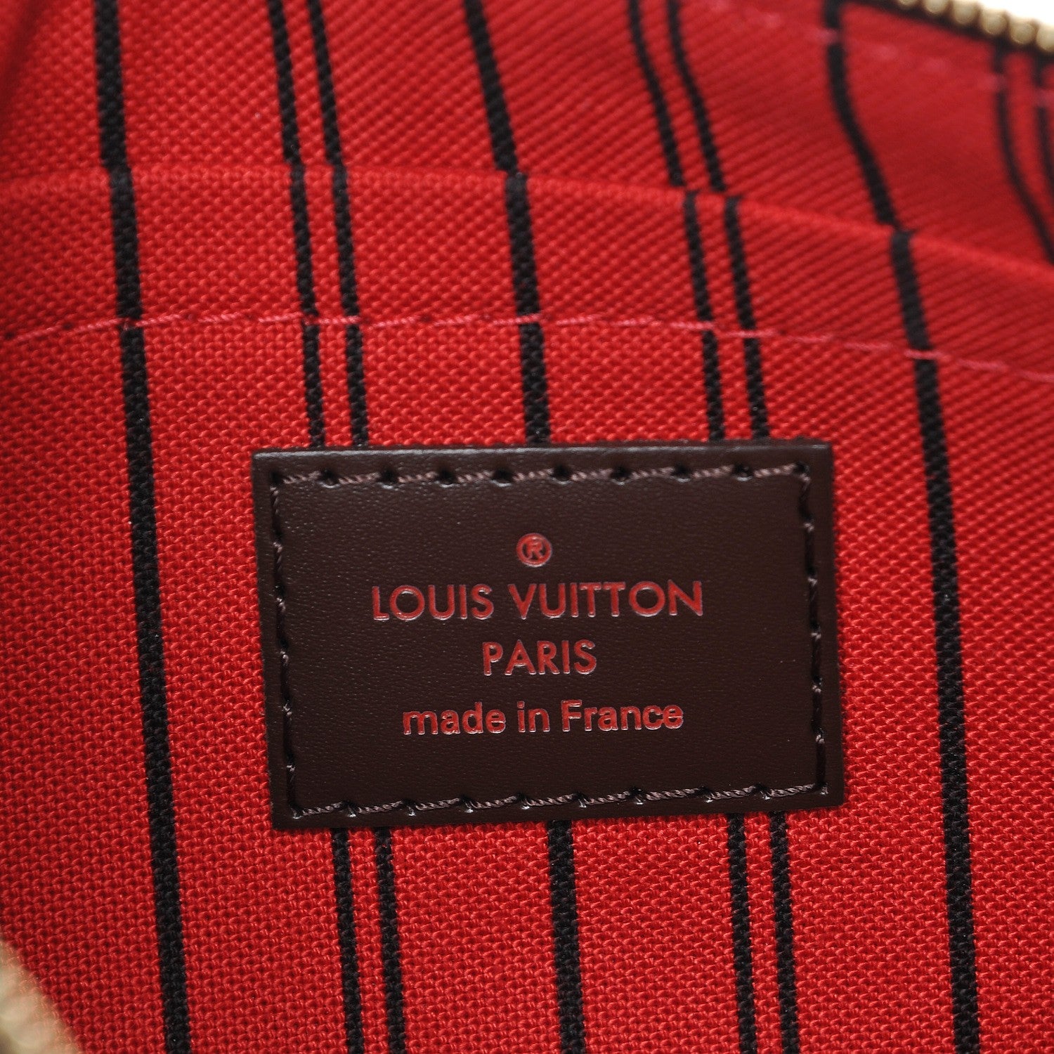 Louis Vuitton Damier Ebene Neverfull MM GM Pochette 6 of 7