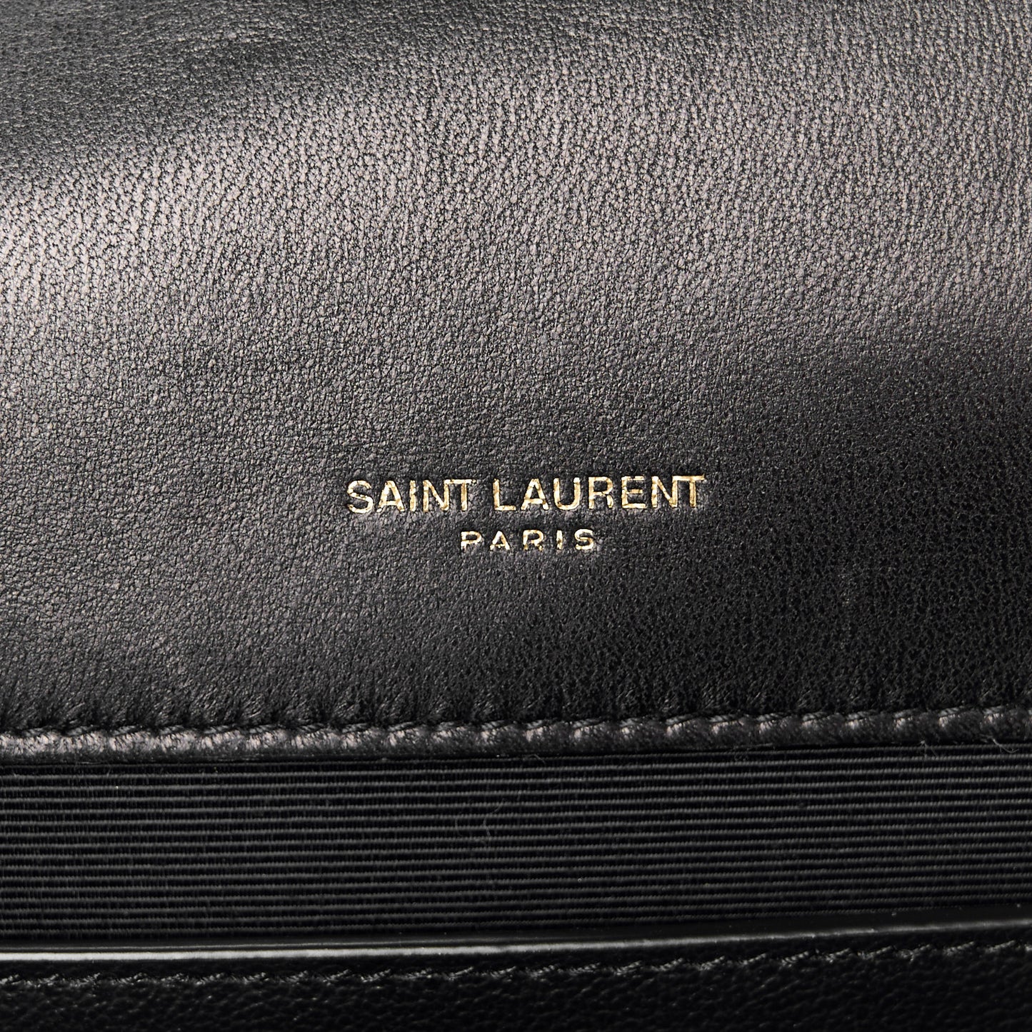Lambskin Mixed Matelasse Triquilt Medium Monogram Satchel Black