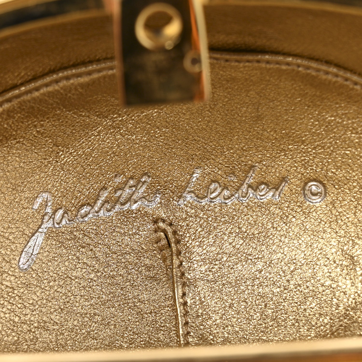 Judith Leiber Crystal Egg Minaudiere Clutch Gold 6 of 15