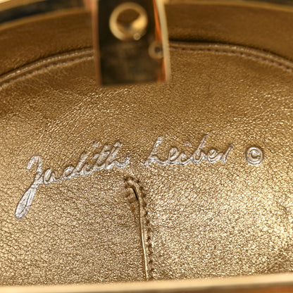Judith Leiber Crystal Egg Minaudiere Clutch Gold 6 of 15