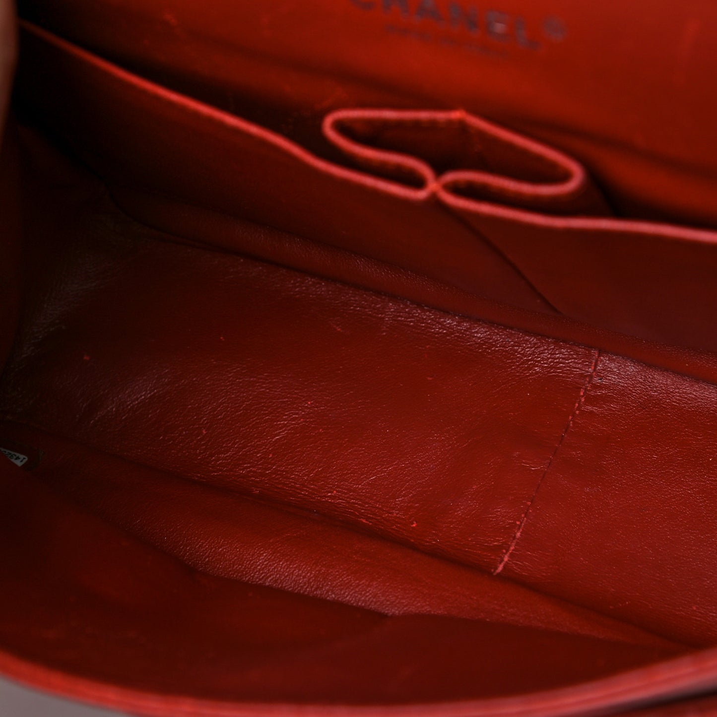 Caviar Quilted Jumbo Double Flap Red