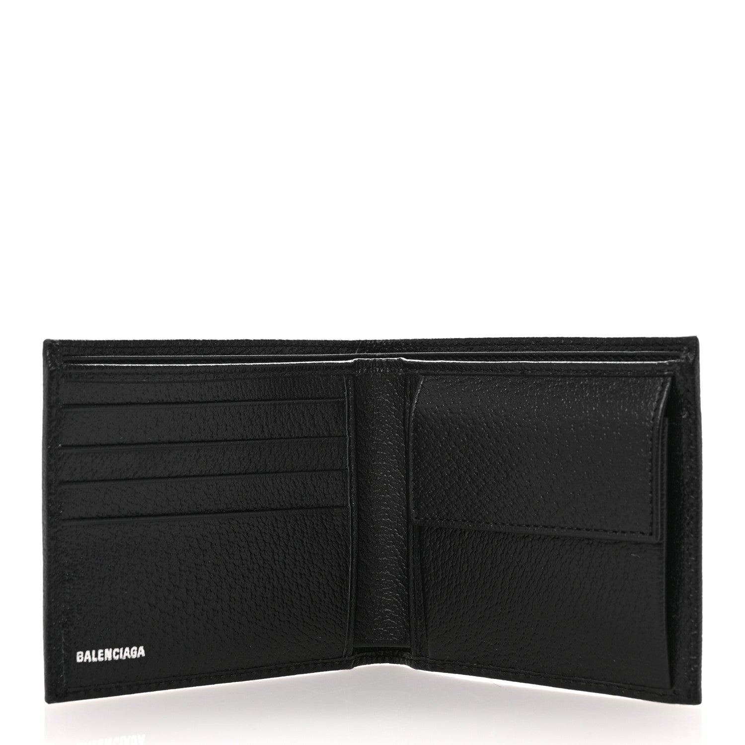 Gucci X BALENCIAGA Canvas BB Monogram Bi-Fold Wallet Black 5 of 9