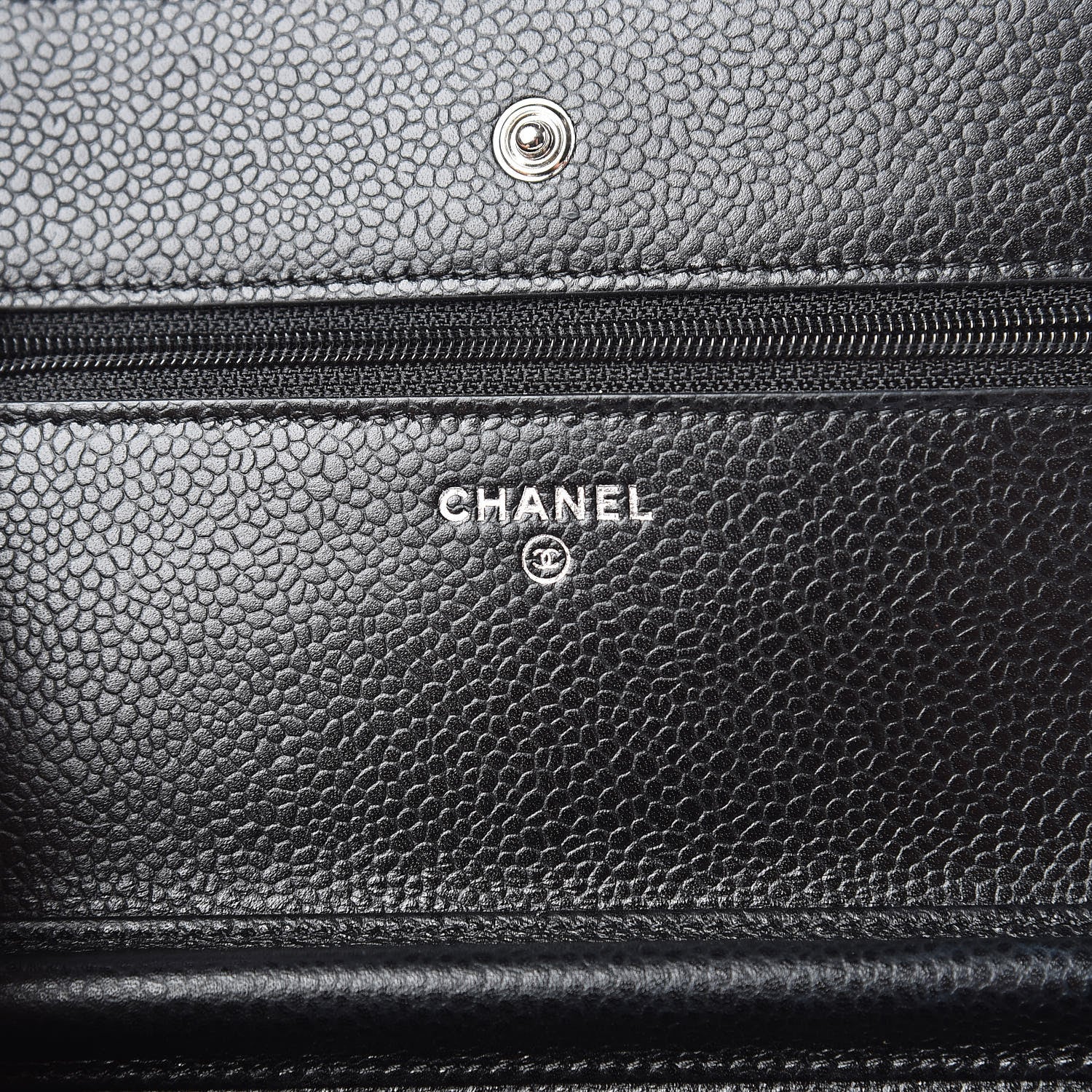 Chanel Caviar Quilted Wallet On Chain WOC Black 8 of 11
