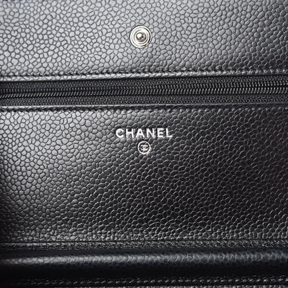 Chanel Caviar Quilted Wallet On Chain WOC Black 8 of 11