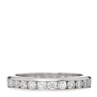 Tiffany Platinum Diamond Full Circle Wedding Band Ring 49 5 3 of 5