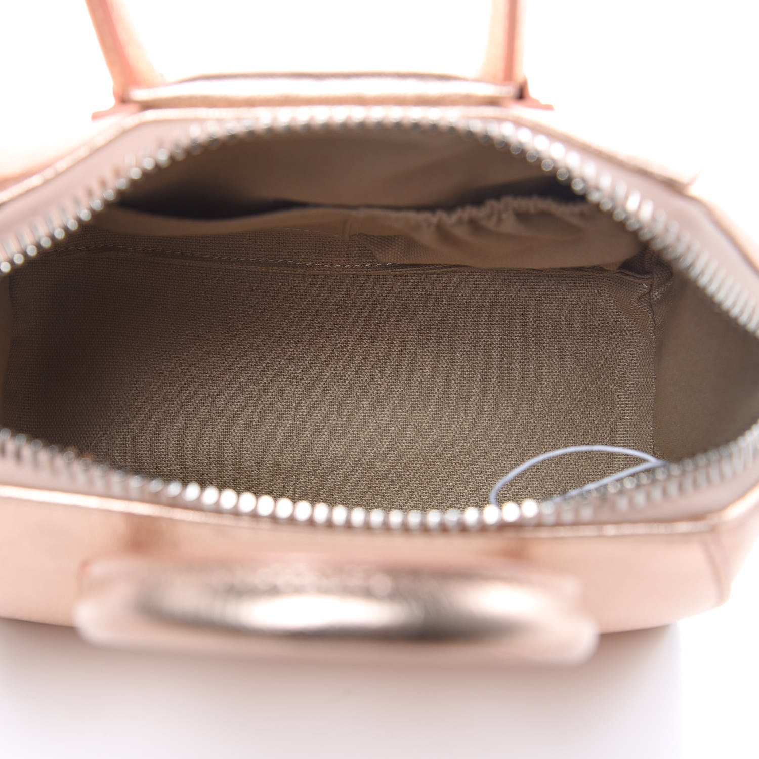 Givenchy Metallic Sugar Goatskin Mini Antigona Light Pink 5 of 9