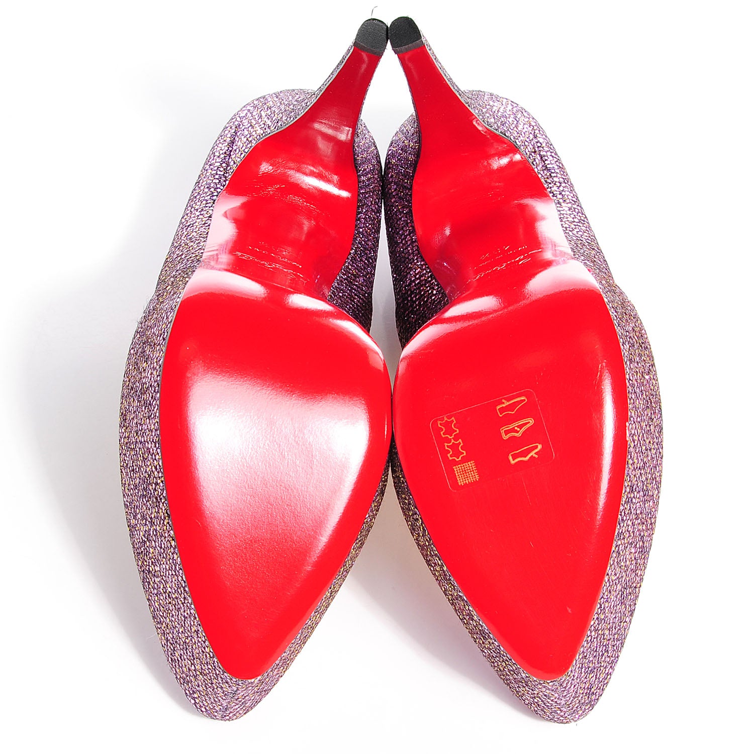 Christian Louboutin Lady Glitter Daffodile 160 Pumps 40.5 Pivoine 4 of 5
