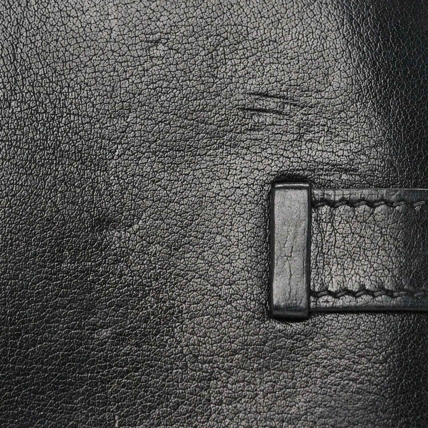 Hermes Evergrain Bearn Compact Wallet Black 11 of 12