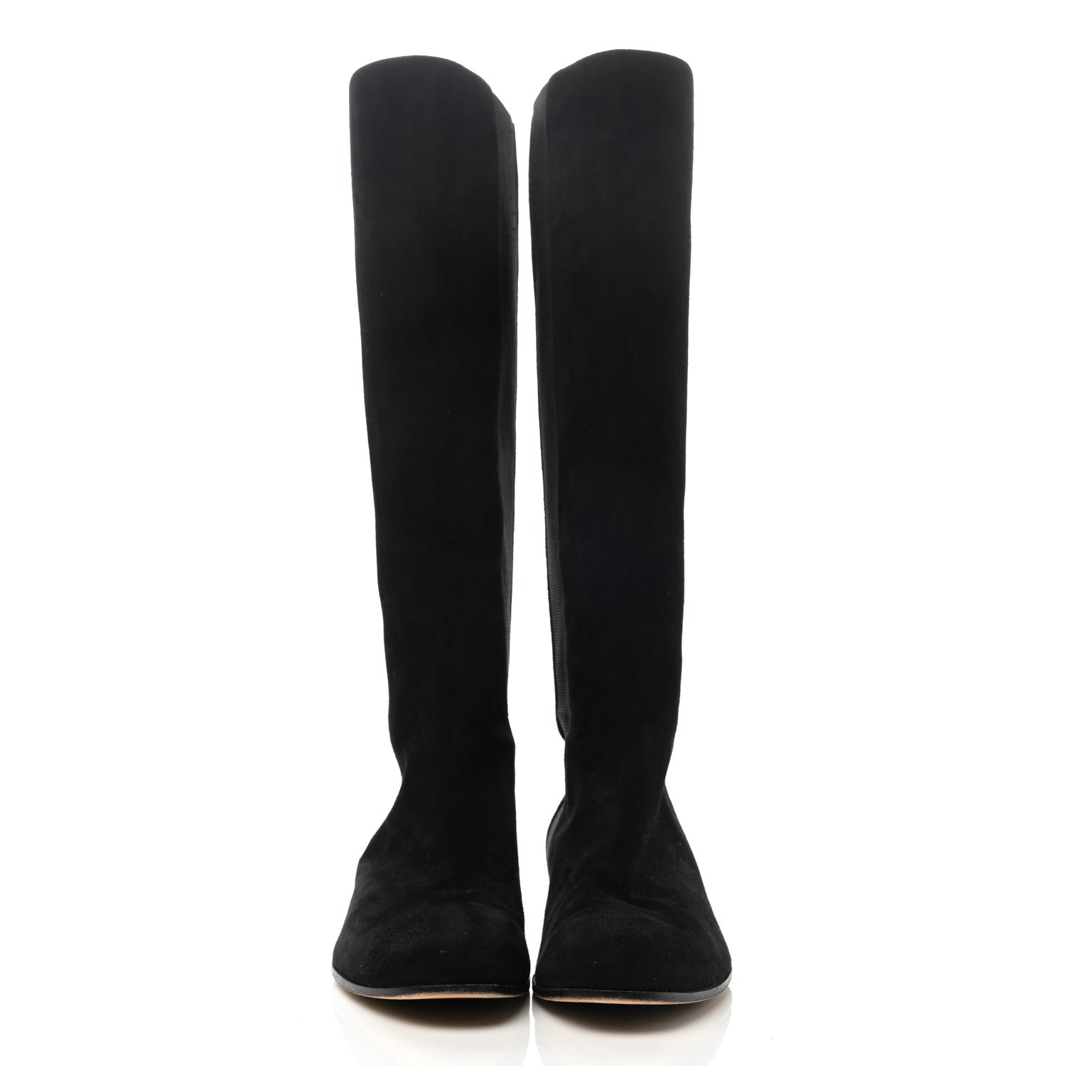 Jimmy Choo Suede Knee High Boots 39.5 Black 2 of 6