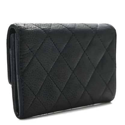 Chanel Caviar Quilted Flap Card Holder Black 3 of 11