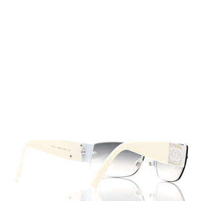 Chanel Crystal CC Sunglasses 4117-B White 4 of 7