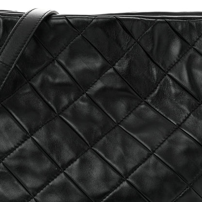 Loewe Nappa Pleated Small Flamenco Knot Bag Black 7 of 9
