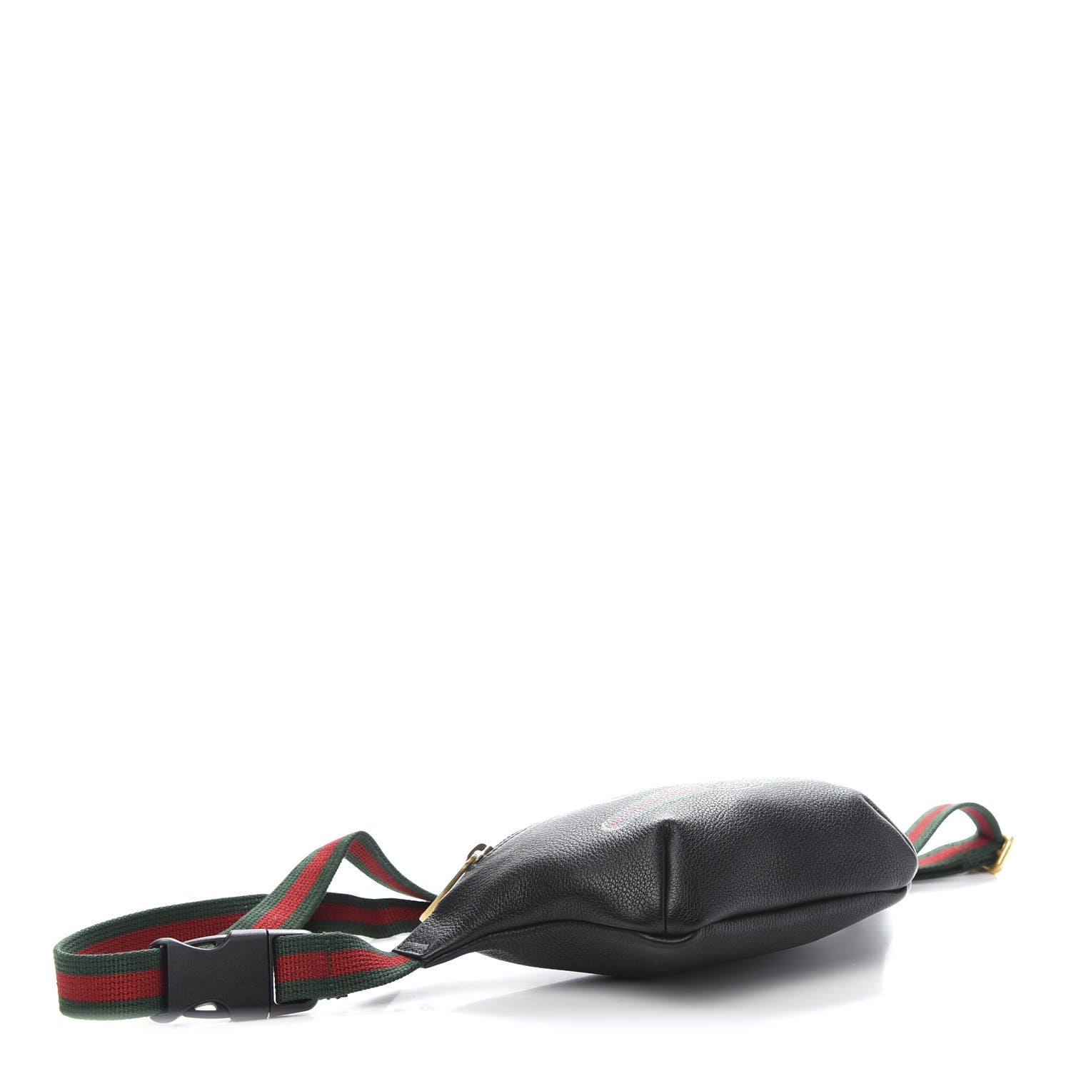Gucci Grained Calfskin Small Logo Belt Bag Black 4 of 11