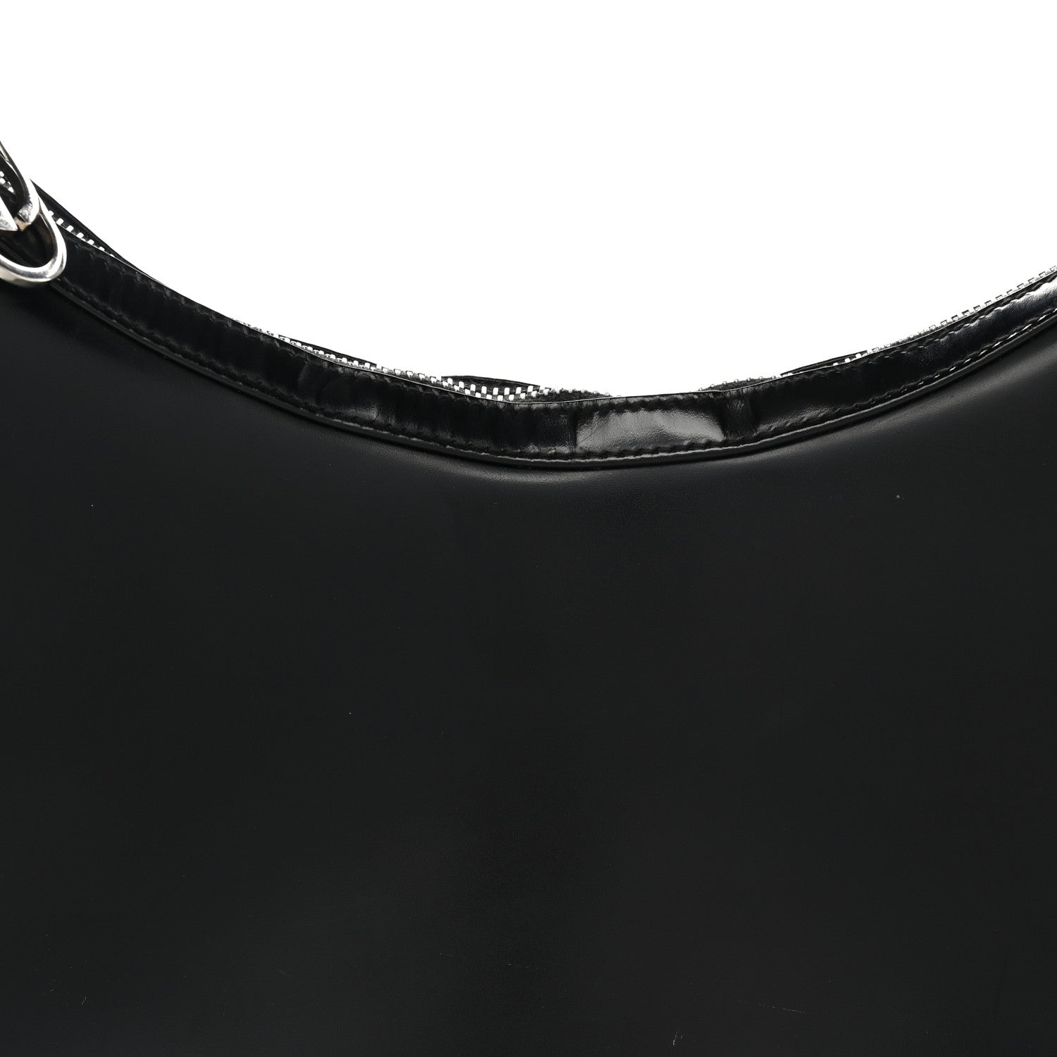 Gucci Calfskin Interlocking G Shoulder Bag Black 8 of 10