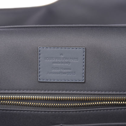 Louis Vuitton Monogram Cuir Slate Backpack Blue 5 of 9
