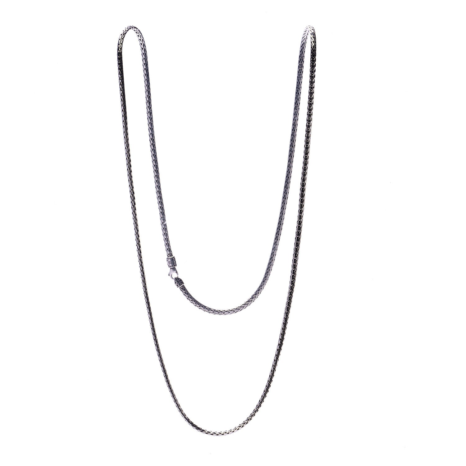 John Hardy Sterling Silver 3.5mm Classic Chain Necklace 36" 3 of 6
