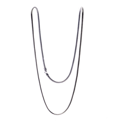 John Hardy Sterling Silver 3.5mm Classic Chain Necklace 36" 3 of 6