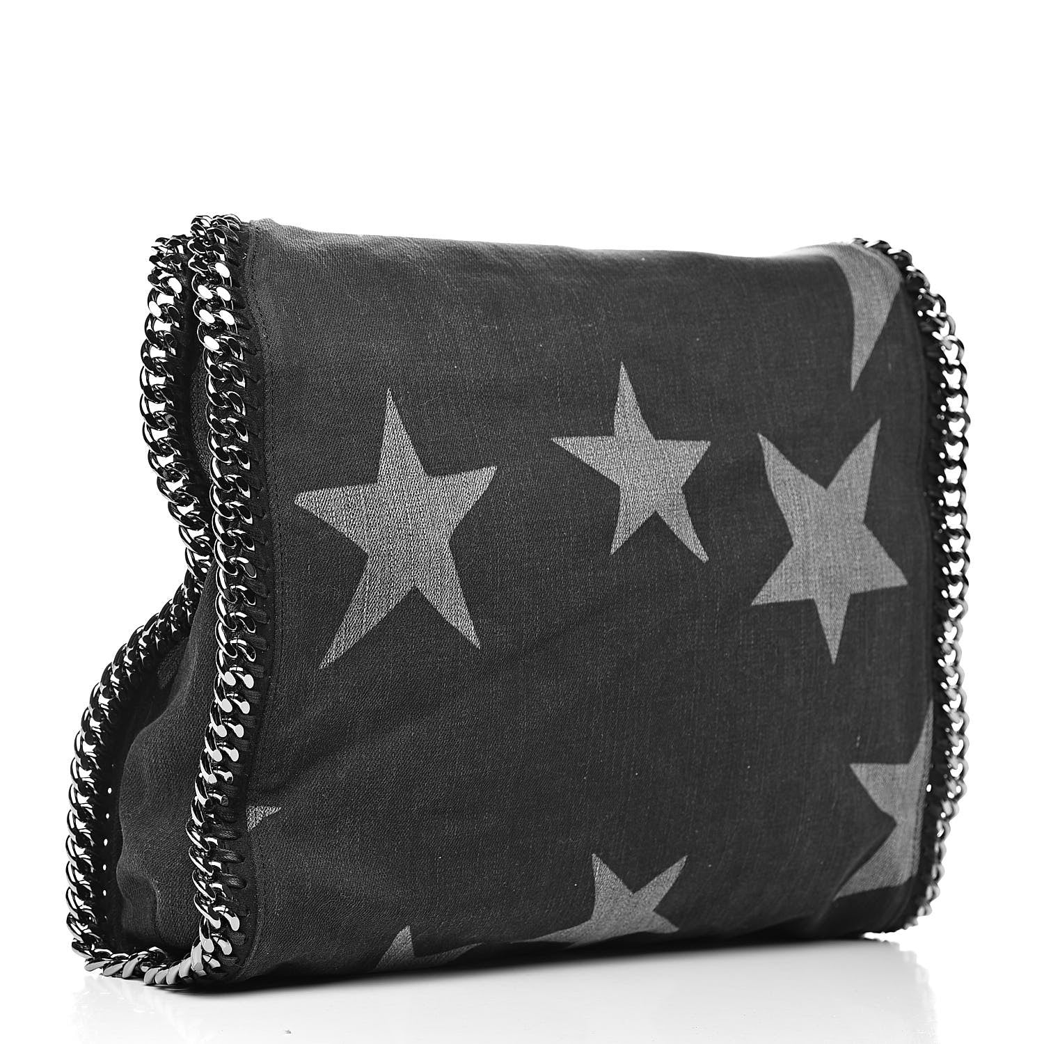 Stella McCartney Denim Star Small Falabella Tote Black 3 of 9