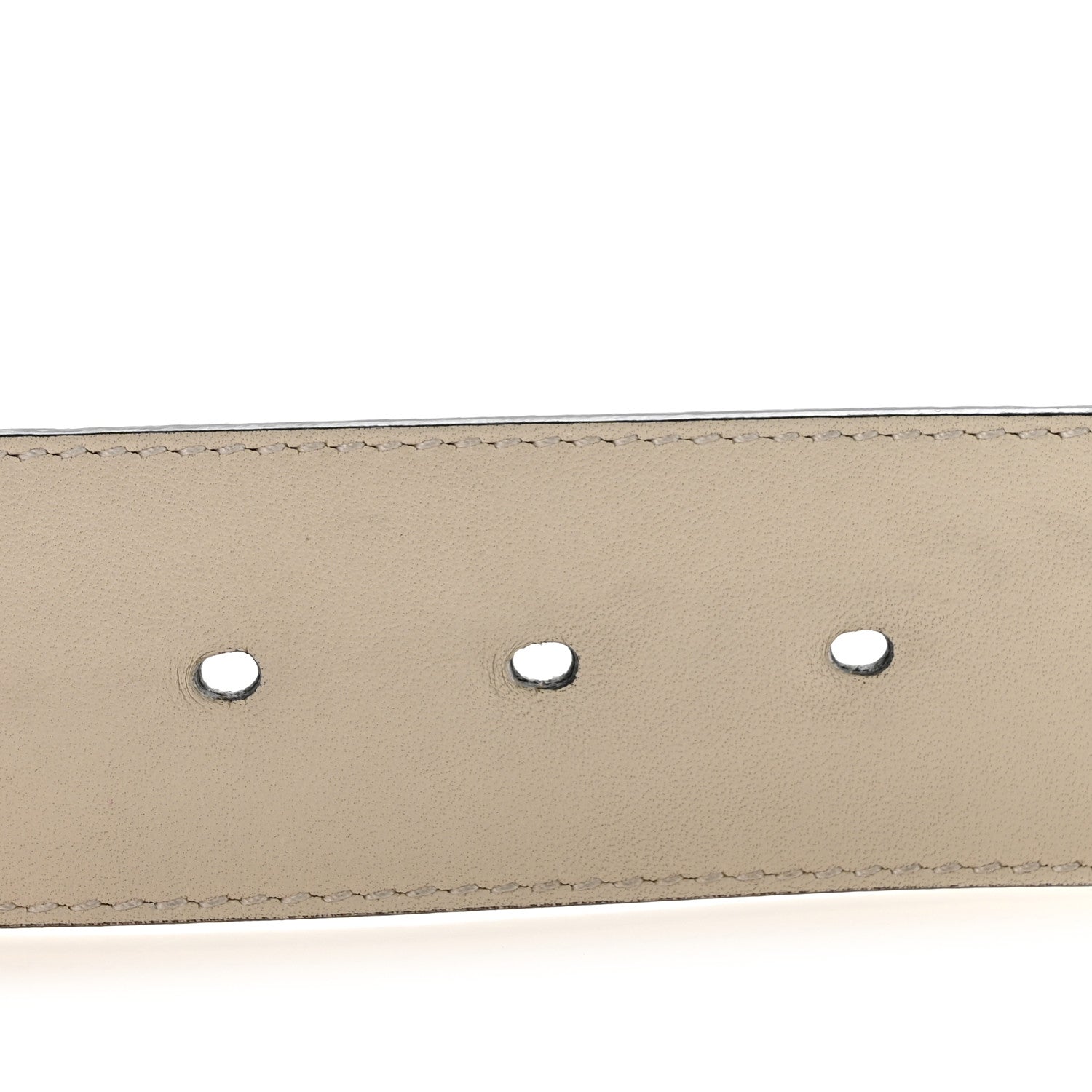 Gucci Calfskin Double G 40mm Belt 85 34 Mystic White 3 of 8