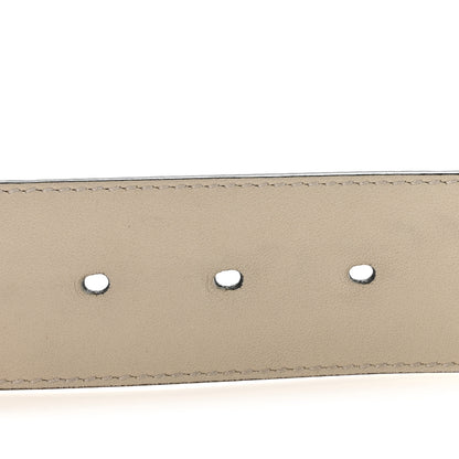 Gucci Calfskin Double G 40mm Belt 85 34 Mystic White 3 of 8
