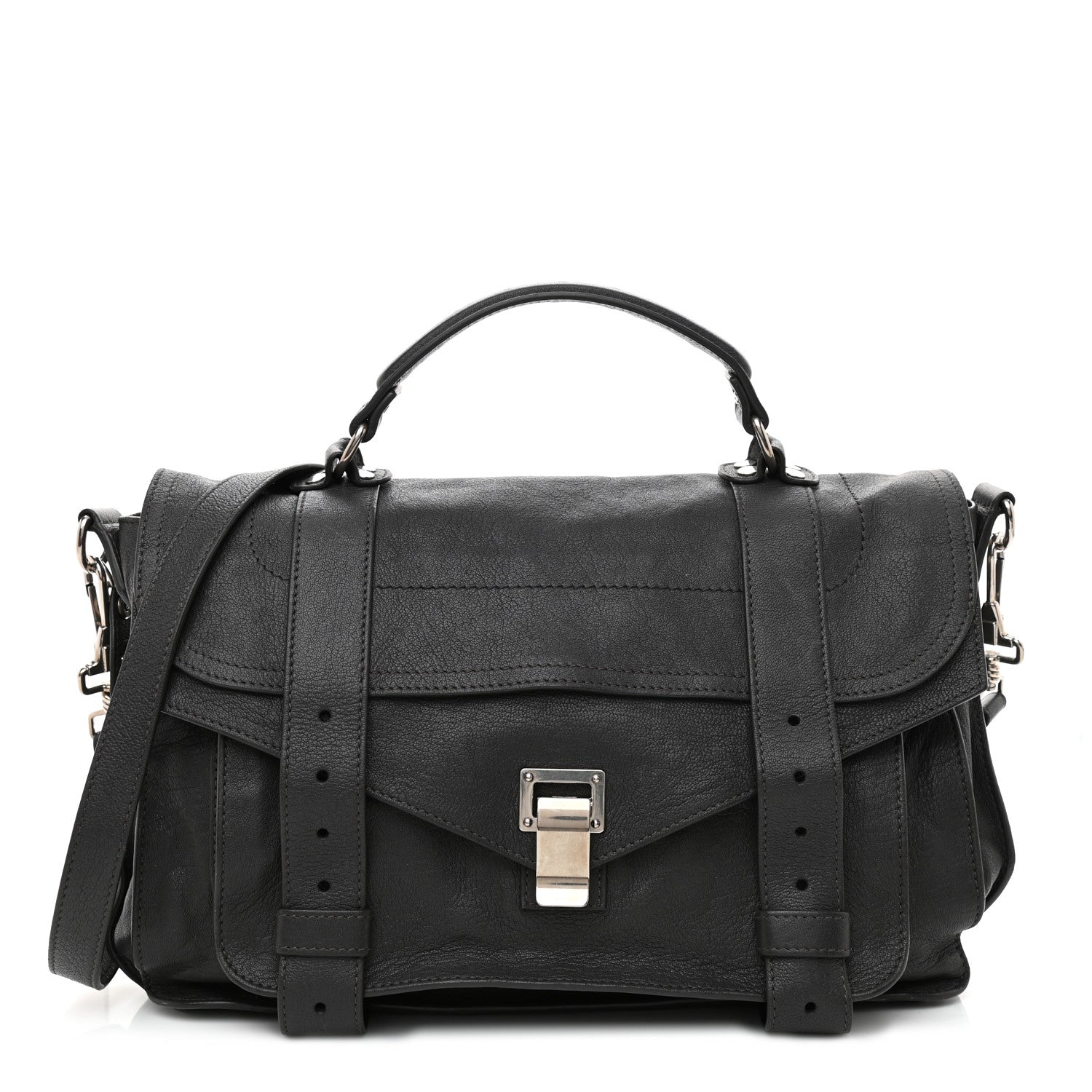 Proenza Schouler Lambskin Medium PS1 Satchel Pepe 1 of 8