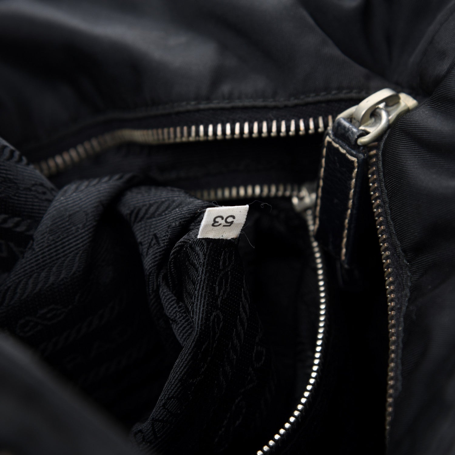 Prada Tessuto Nylon Caflskin Shopping Tote Black 13 of 14