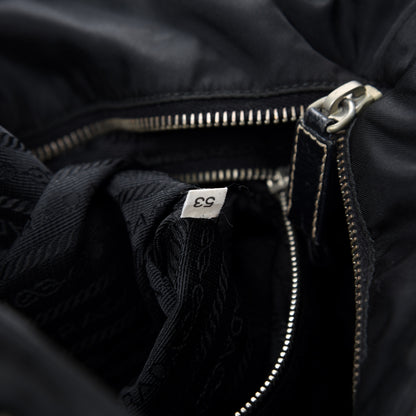 Prada Tessuto Nylon Caflskin Shopping Tote Black 13 of 14