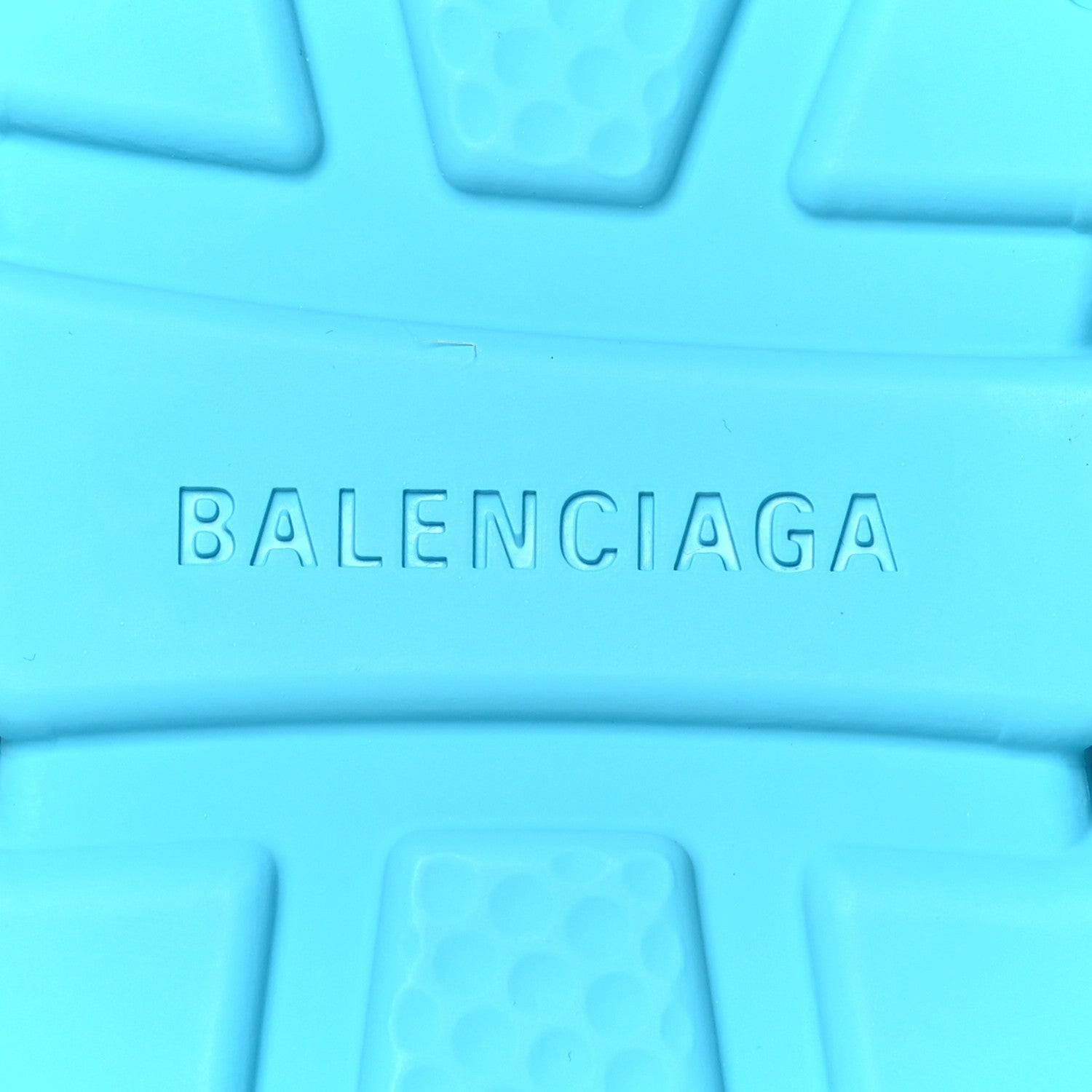 Balenciaga Technical 3D Recycled Knit Clear Sole Womens Speed Sneakers 39 Light Blue 7 of 7